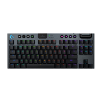 Teclado Inalambrico Para Gamers Marca Logitech Modelo G915 X Lightspeed TKL Con RGB Interruptores Mecanicos GL Tactil Color Negro En Idioma Ingles