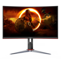 Monitor LED Gaming Curvo Marca AOC Modelo C27G2  27" 1920 x 1080 FHD Panel VA 165 Hz 1 ms DP + HDMI FreeSync
