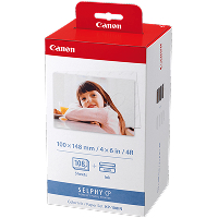 KIT (KP-108PI)DE CARTUCHO PARA CANON CP-740 Y 108 PAPELES DE 4" x 6"