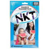 Marco Magnetico Para Fotos Marca NKT De 4" X 6" Color Celeste PROD-002116