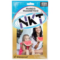Marco Magnetico Para Fotos Marca NKT De 4" X 6" Color Dorado PROD-002112