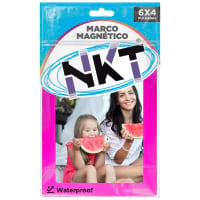 Marco Magnetico Para Fotos Marca NKT De 4" X 6" Color Rosa PROD-002115