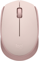 Mouse Wireless Marca Logitech Modelo M170 Color Rosa Conexion Con Receptor