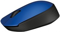 Mouse Wireless Marca Logitech Modelo M170 Color Azul Conexion Con Receptor