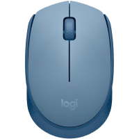 Mouse Wireless Marca Logitech Modelo M170 Color Gris Azulado Con 1000 De DPI Conexion Con Receptor
