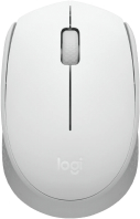 Mouse Wireless Marca Logitech Modelo M170 Color Blanco Conexion Con Receptor
