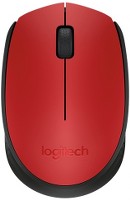 Mouse Wireless Marca Logitech Modelo M170 Color Rojo Conexion Con Receptor