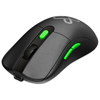 Mouse Ergonomico Inalambrico Marca Klip Xtreme Modelo Ecolast KMW-775 Con 6 Botones 2400 De DPI Color Negro