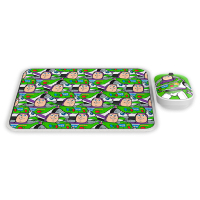 Kit De Mouse Inalambrico Con Mouse Pad Marca Xtech Modelo XTM-DKT10TS Edicion Toy Story Con Hasta 1200 De DPI
