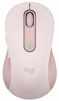 Mouse Inalambrico Marca Logitech Modelo Signature M650 Tamano Mediano Color Rosado Conexion Bluetooth O Con Receptor