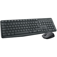 Combo Inalambrico Marca Logitech Modelo MK235 Incluye Teclado En Espanol Y Mouse Conexion Con Receptor