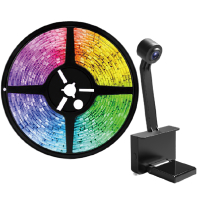 Liquidacion LED Para TV Para 55" - 65" Nexxt Smart Retroiluminacion NHB-S615, RGB, Control De Voz, Compatible Con Google Home, Alexa, Siri 110-220V
