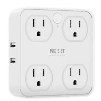 Toma Corriente Smart Marca Nexxt Modelo NHP-T615 Con 4 Tomas Y 2 Puertos USB-A Compatible Con Alexa