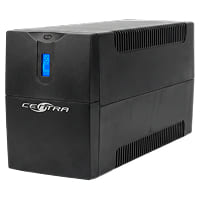UPS Marca Centra Modelo Plus De 1200VA (Voltiamperios) Con LCD Regulador Incorporado 10 Salidas Linea Interactiva (600 Watts)
