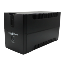 UPS Marca Centra Modelo Plus 1500 Charger De 1500VA (Voltiamperios) Regulador Incorporado Linea Interactiva 750W (Watts) Con LCD USB-A y USB-C
