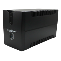 UPS Marca Centra Modelo Plus 2400 Charger De 2400VA (Voltiamperios) Regulador Incorporado Linea Interactiva 1200W (Watts) Con LCD USB-A y USB-C