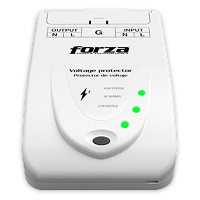 Protector De Voltaje Marca Forza Modelo Zion FVP-6630B Bornera Capacidad De 880 Joules/6600 Watts 30A (Amperios) Temporizador De Retardo Voltaje De 220V
