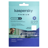 Antivirus Kaspersky Premium Para 1 Dispositivo Por 12 Meses Mas 1 KPM (Kaspersky Password Manager) Compatible con Windows macOS Android Y iOS Incluye 1 Mes De Platzi