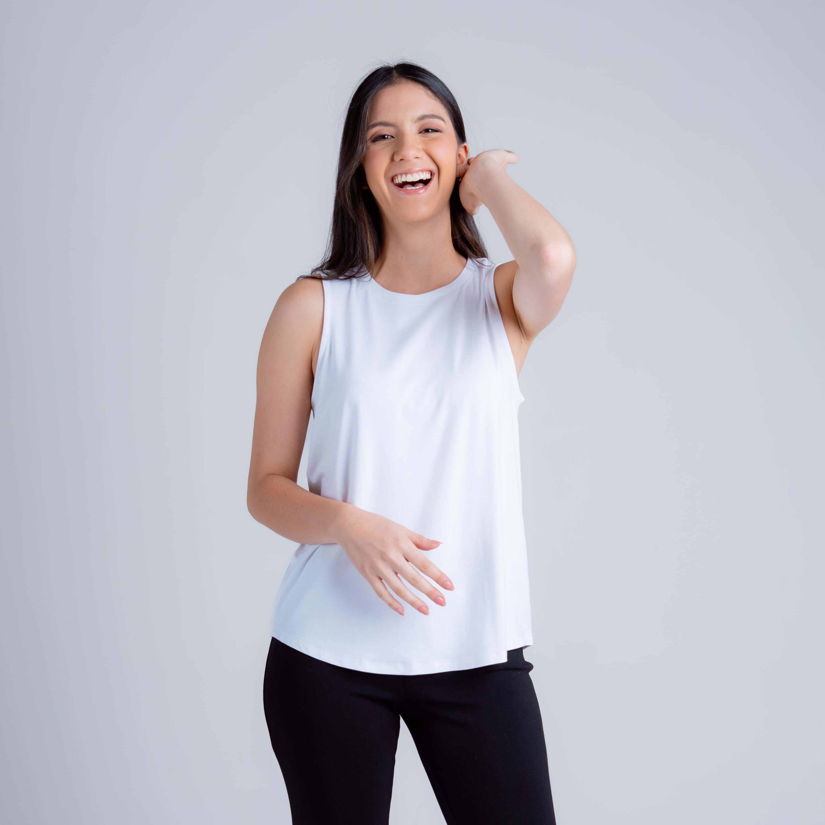 Top Cuello Redondo