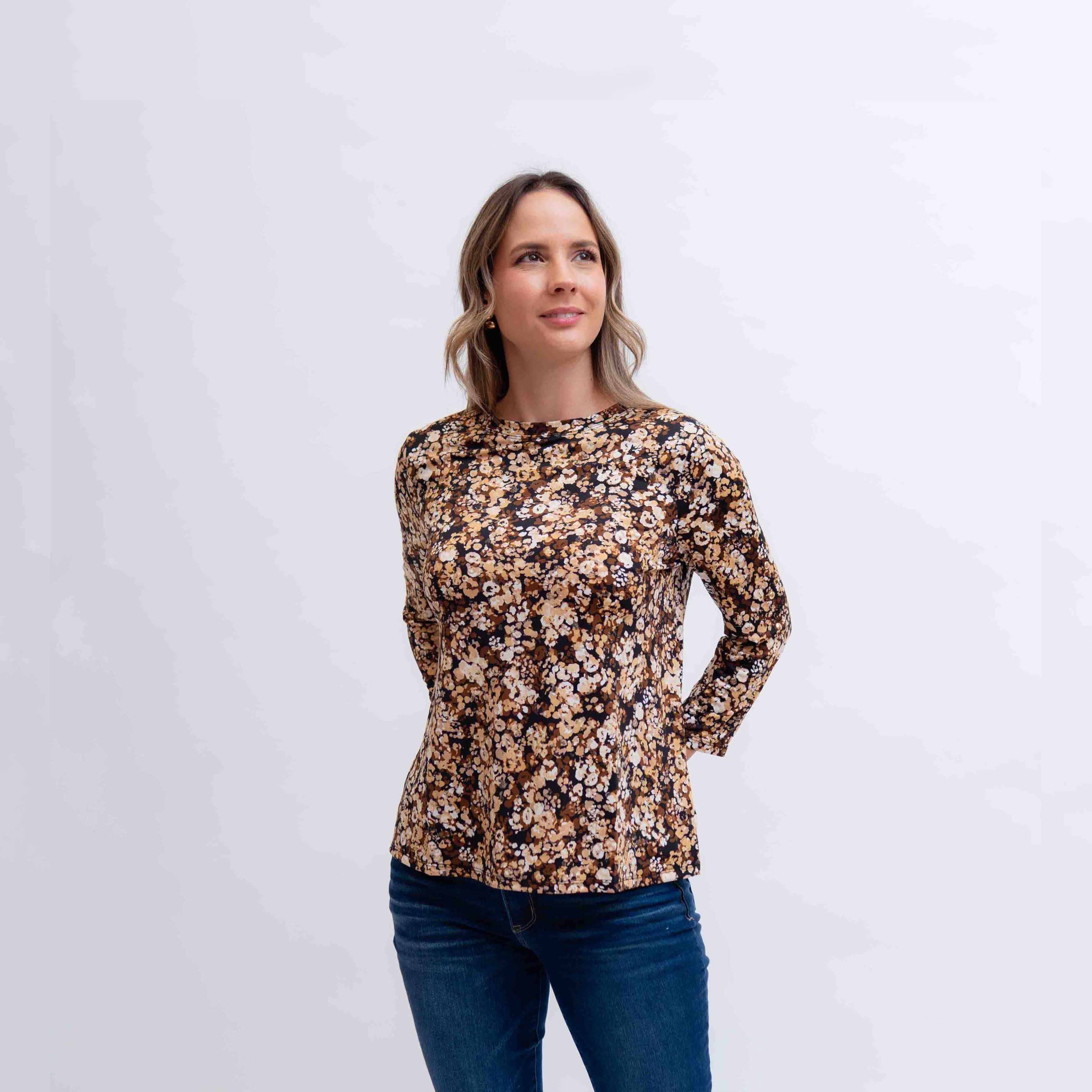 Blusa M/L Estampada