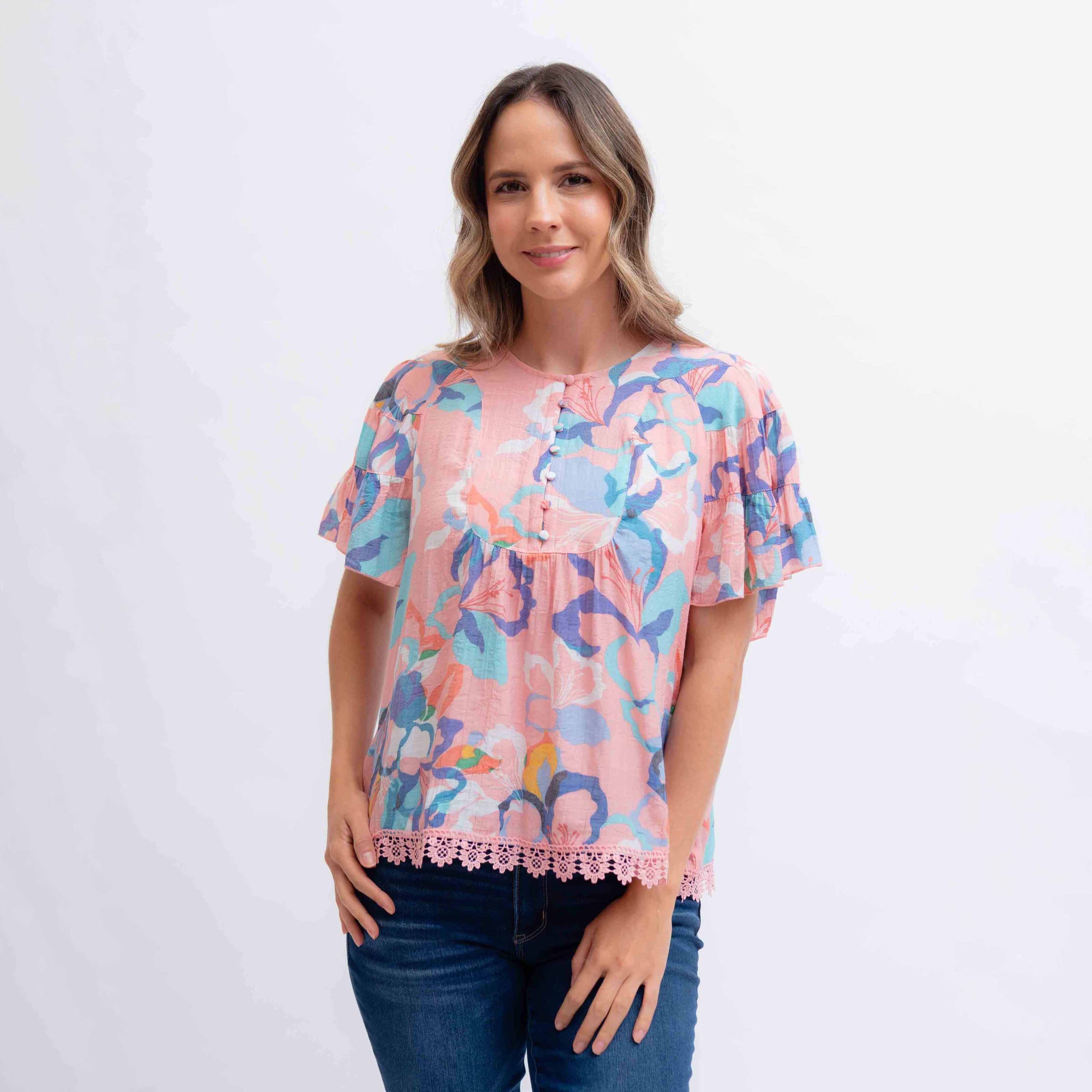 Blusa M/C Estampada
