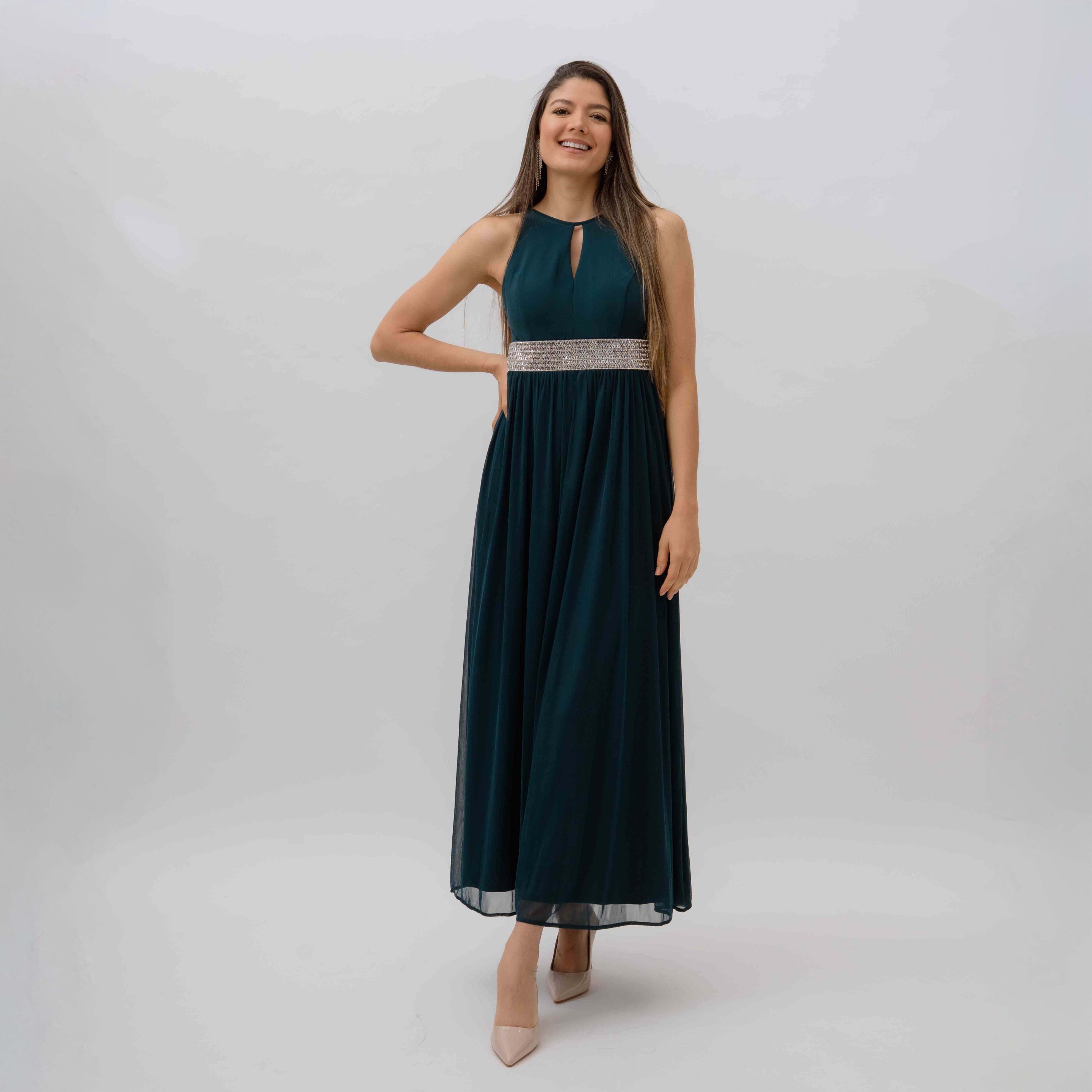 Vestido S/M Con Brillantes