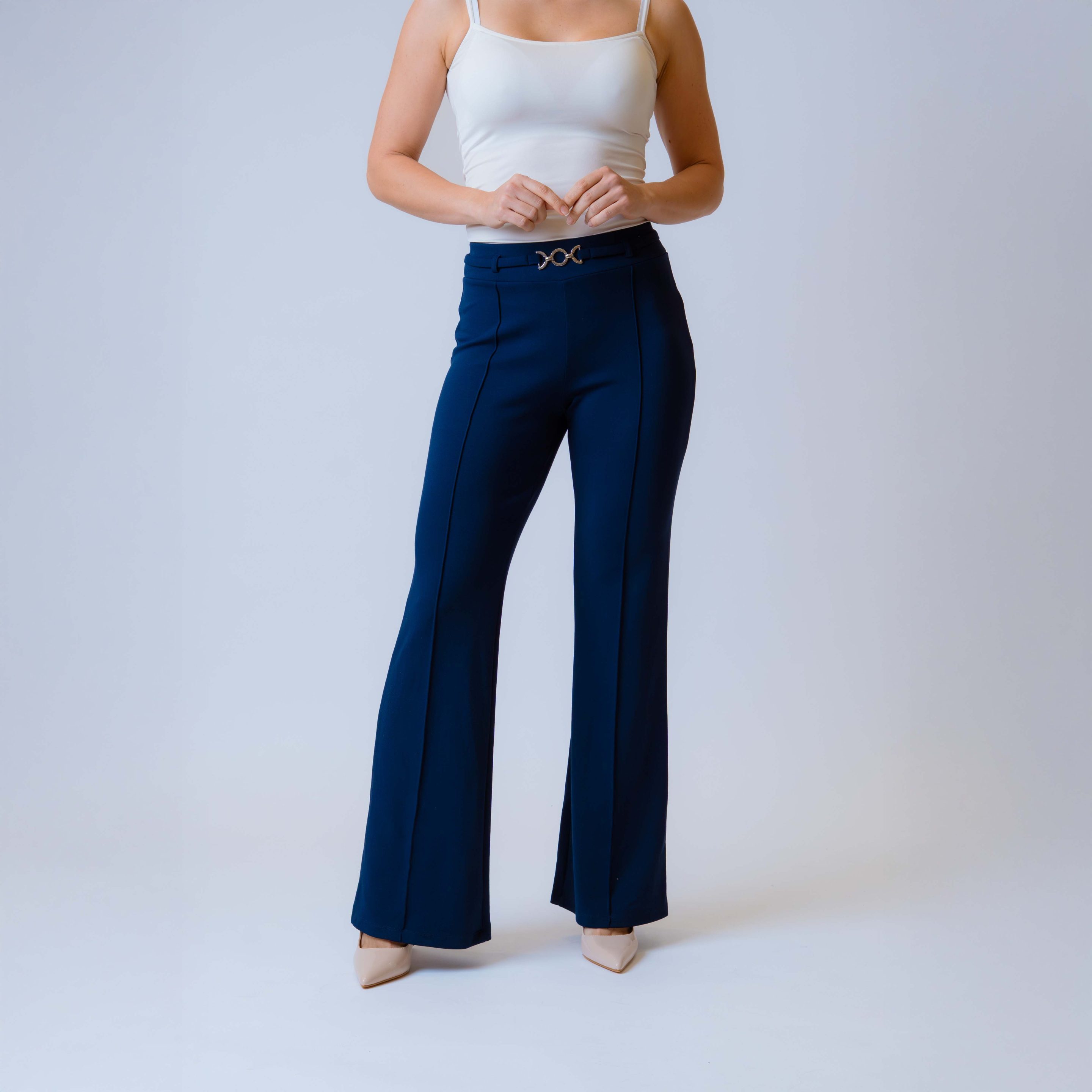 Pantalon Acampanado C/Hebilla