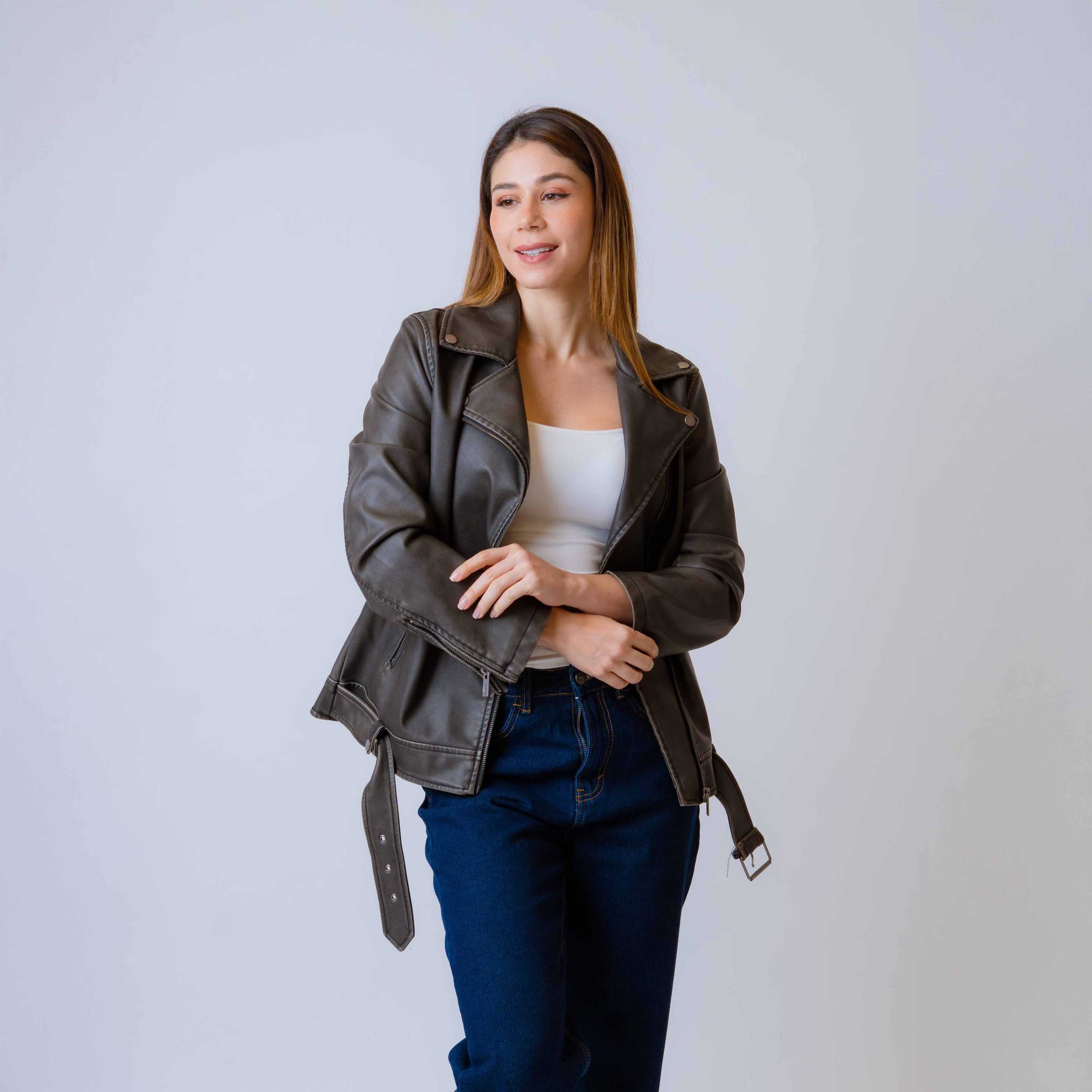 Chaqueta Biker Eco Cuero