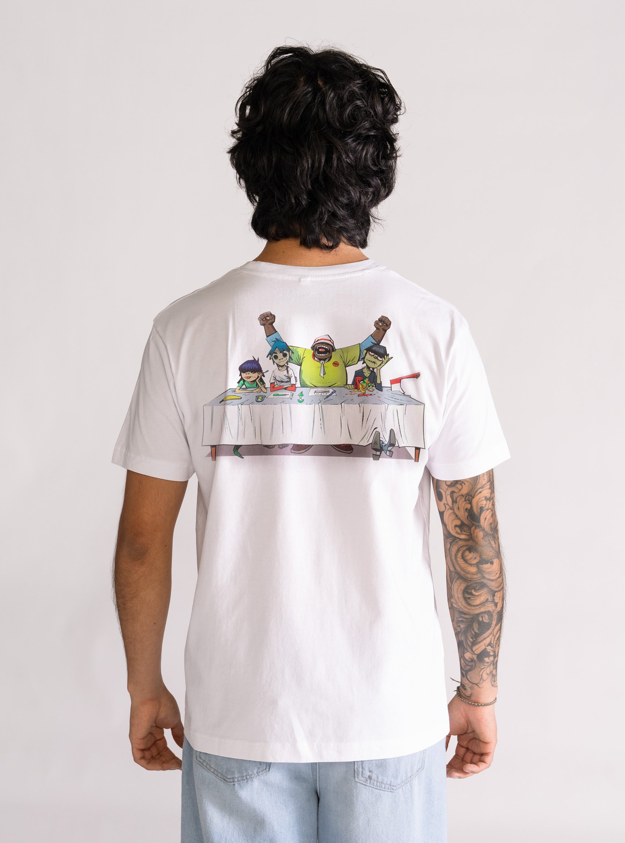 Gorillaz - The Last Supper Playera, Blanco