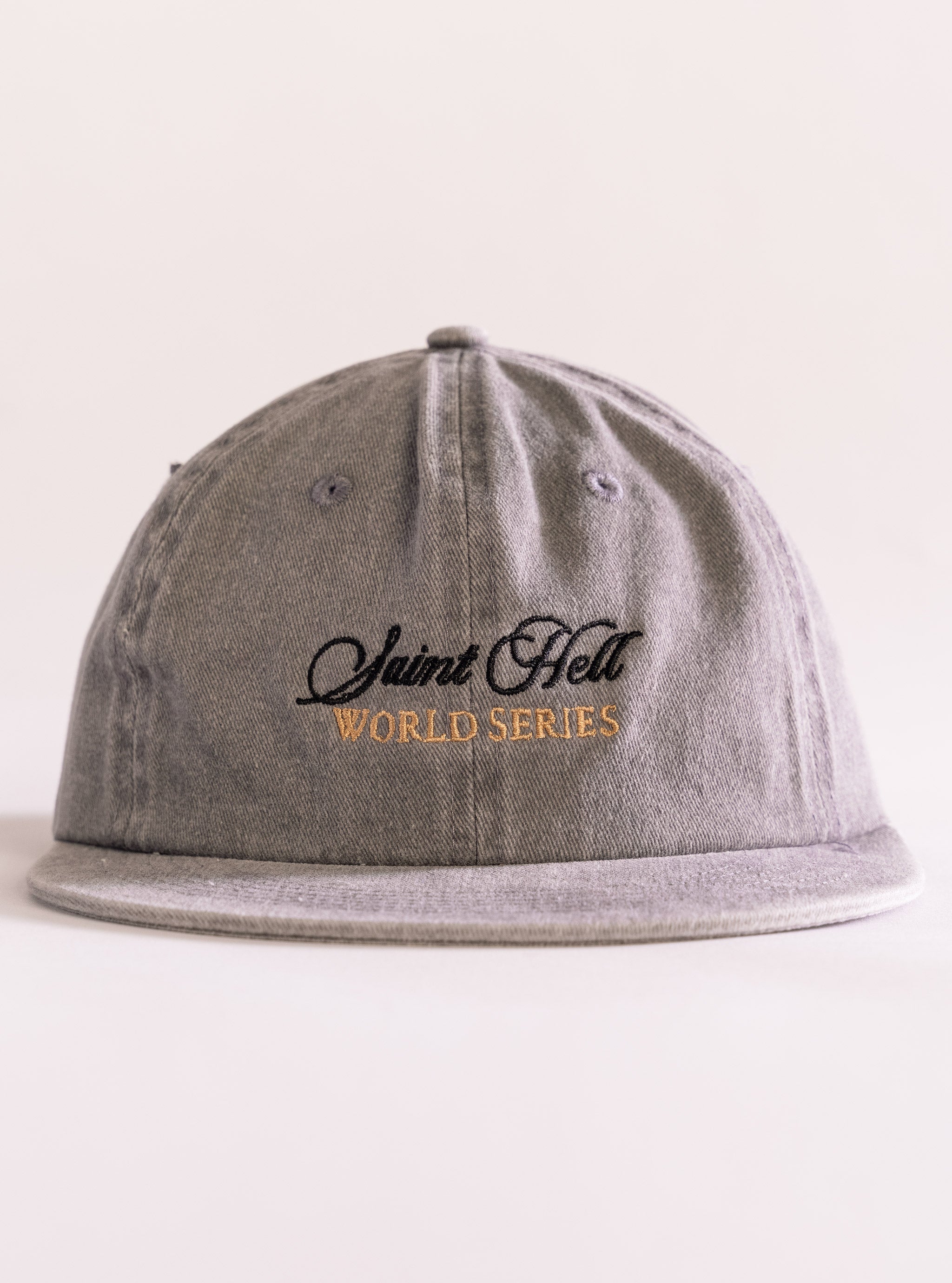 Saint Hell World Series Gorra, Gris Claro