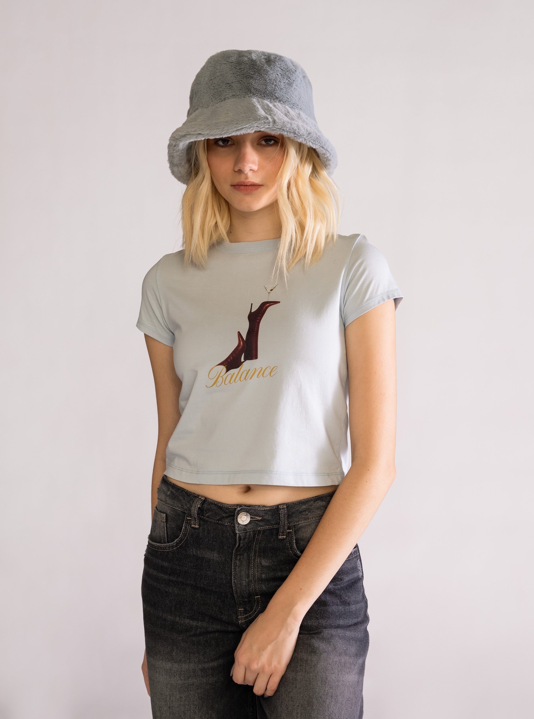 Balance Martini Baby Playera, Celeste