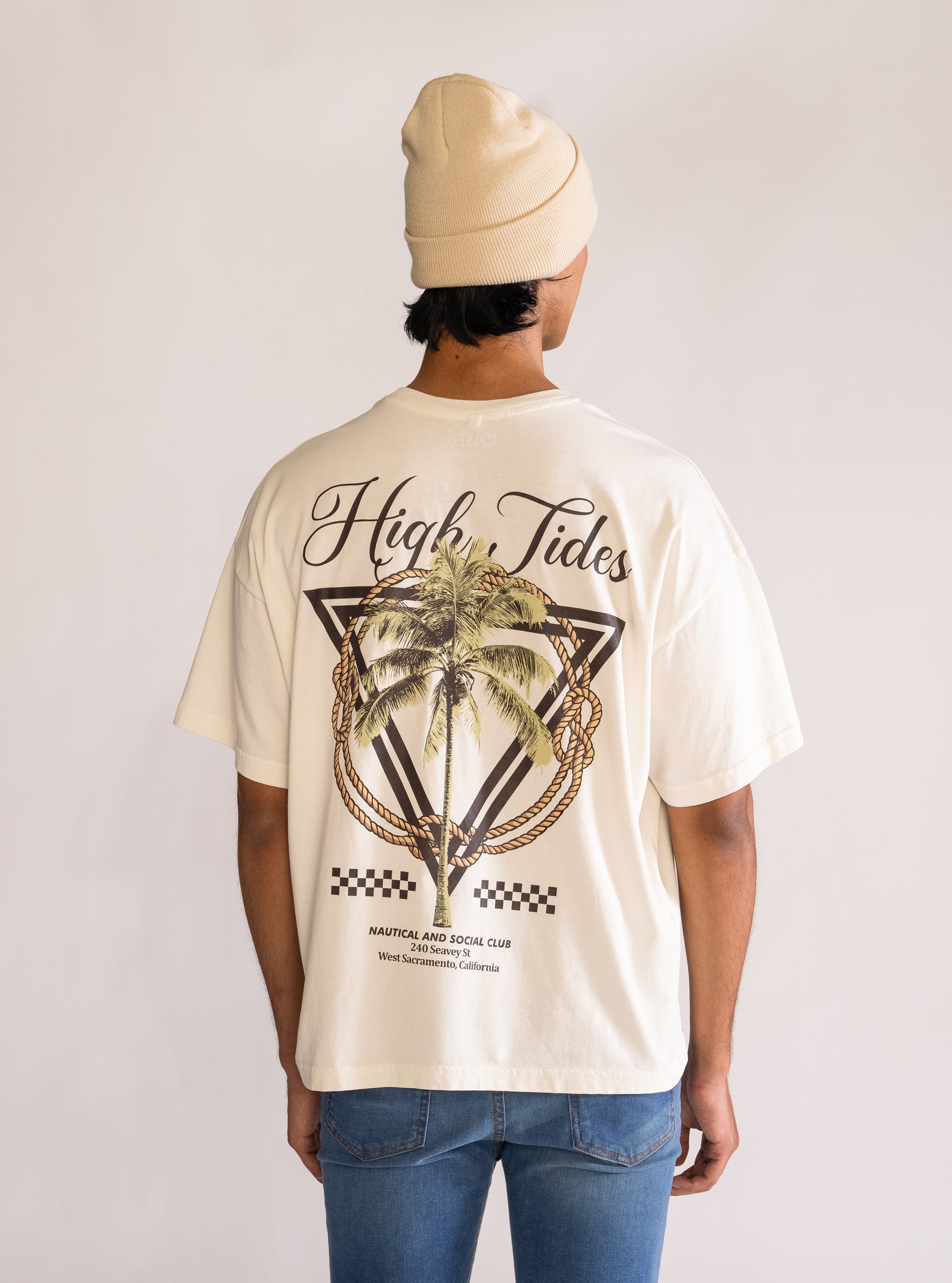High Tides Playera, Crema