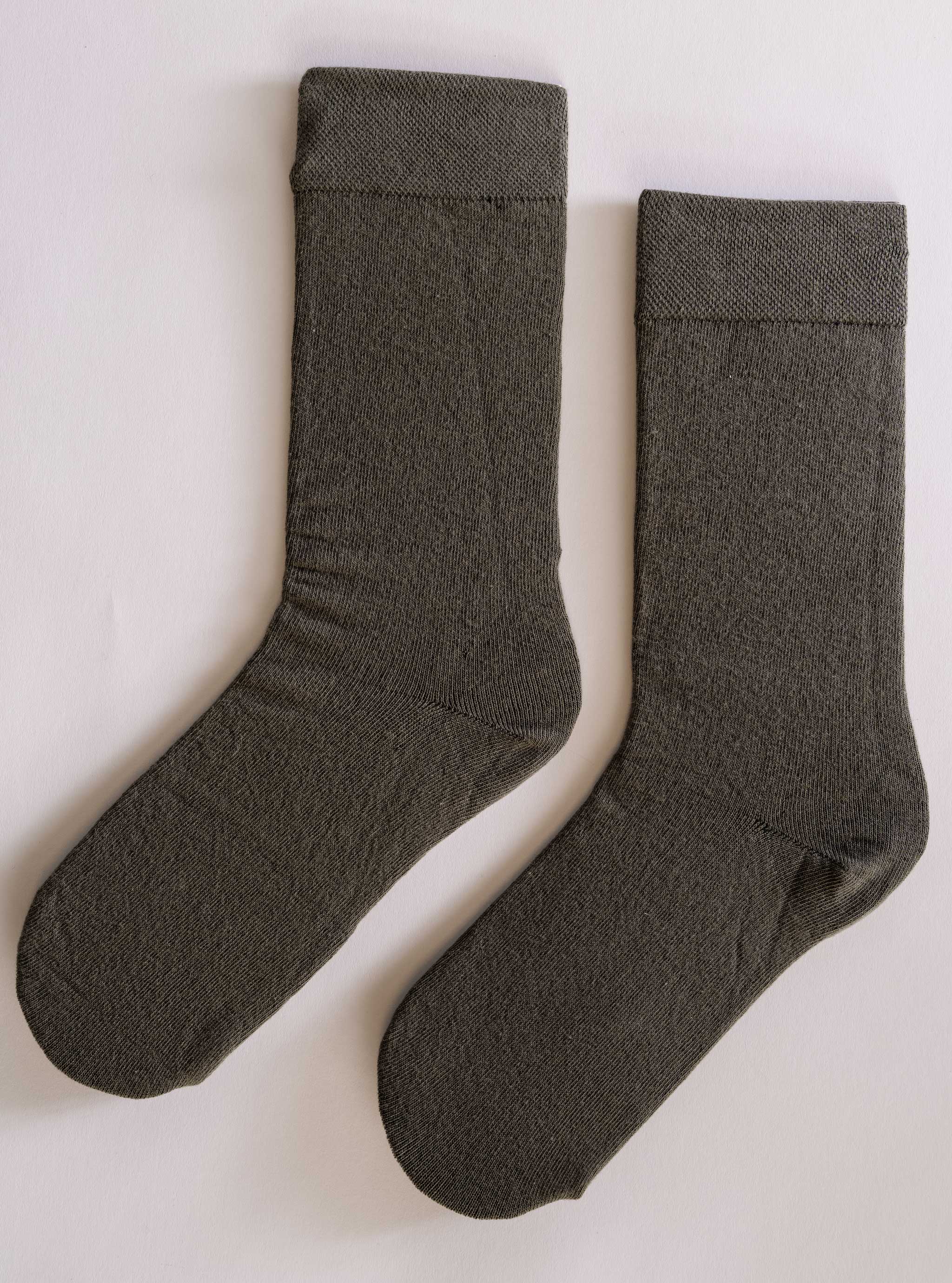 Basic Formal Calcetín, Verde Olivo