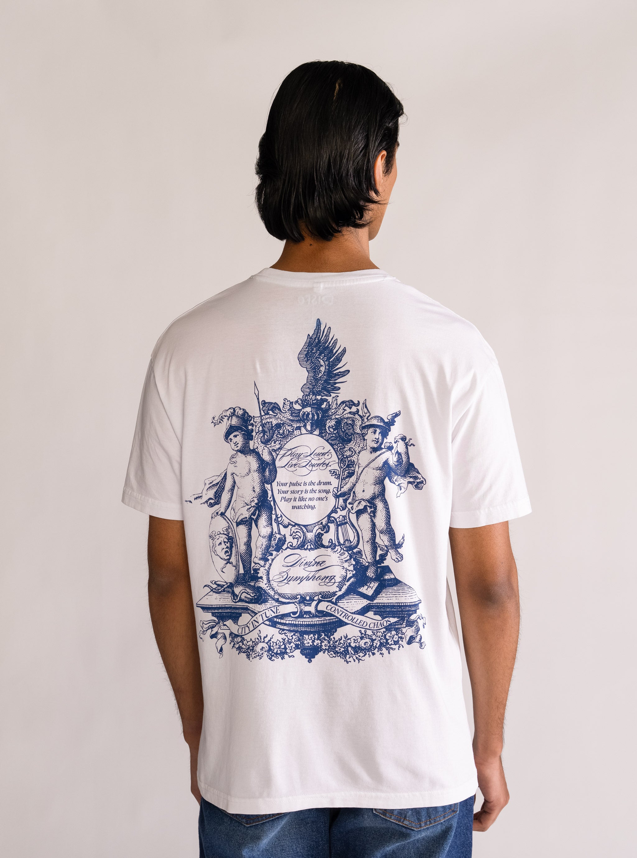 Play Loud Playera, Blanco