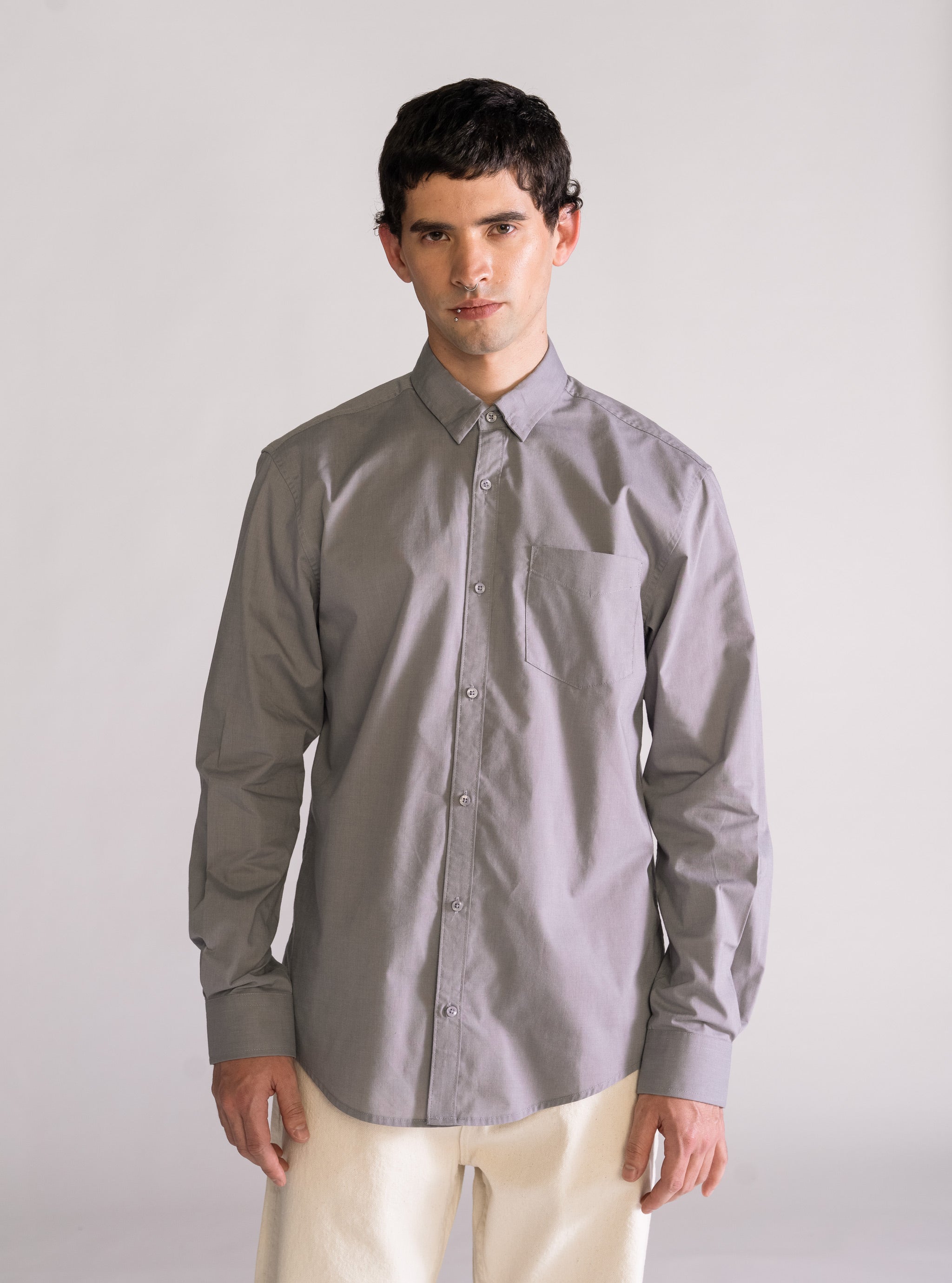 The Next Phase Camisa Regular, Gris Obscuro