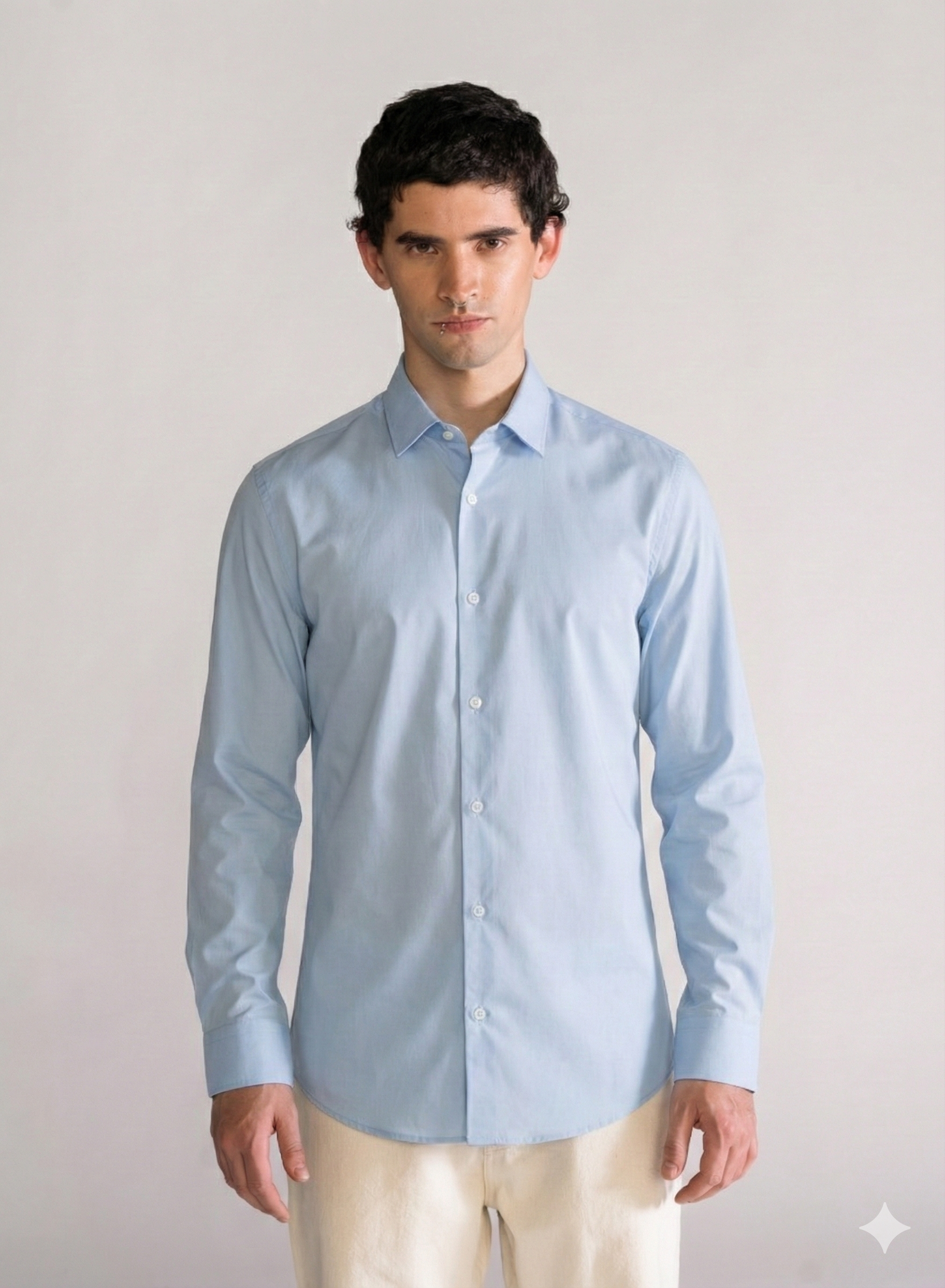 The Next Phase Camisa Regular, Celeste