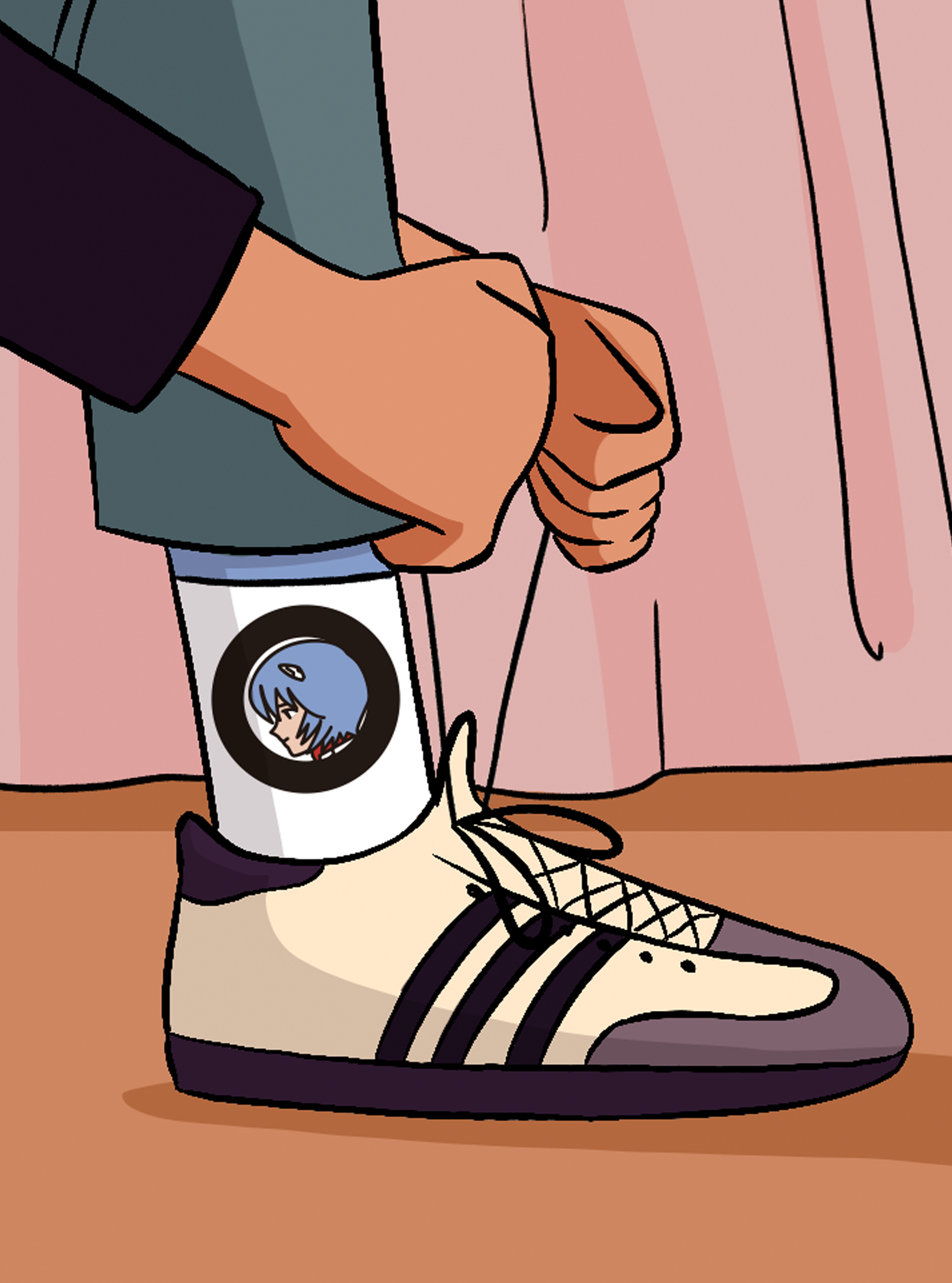 Evangelion Socks, Blanco