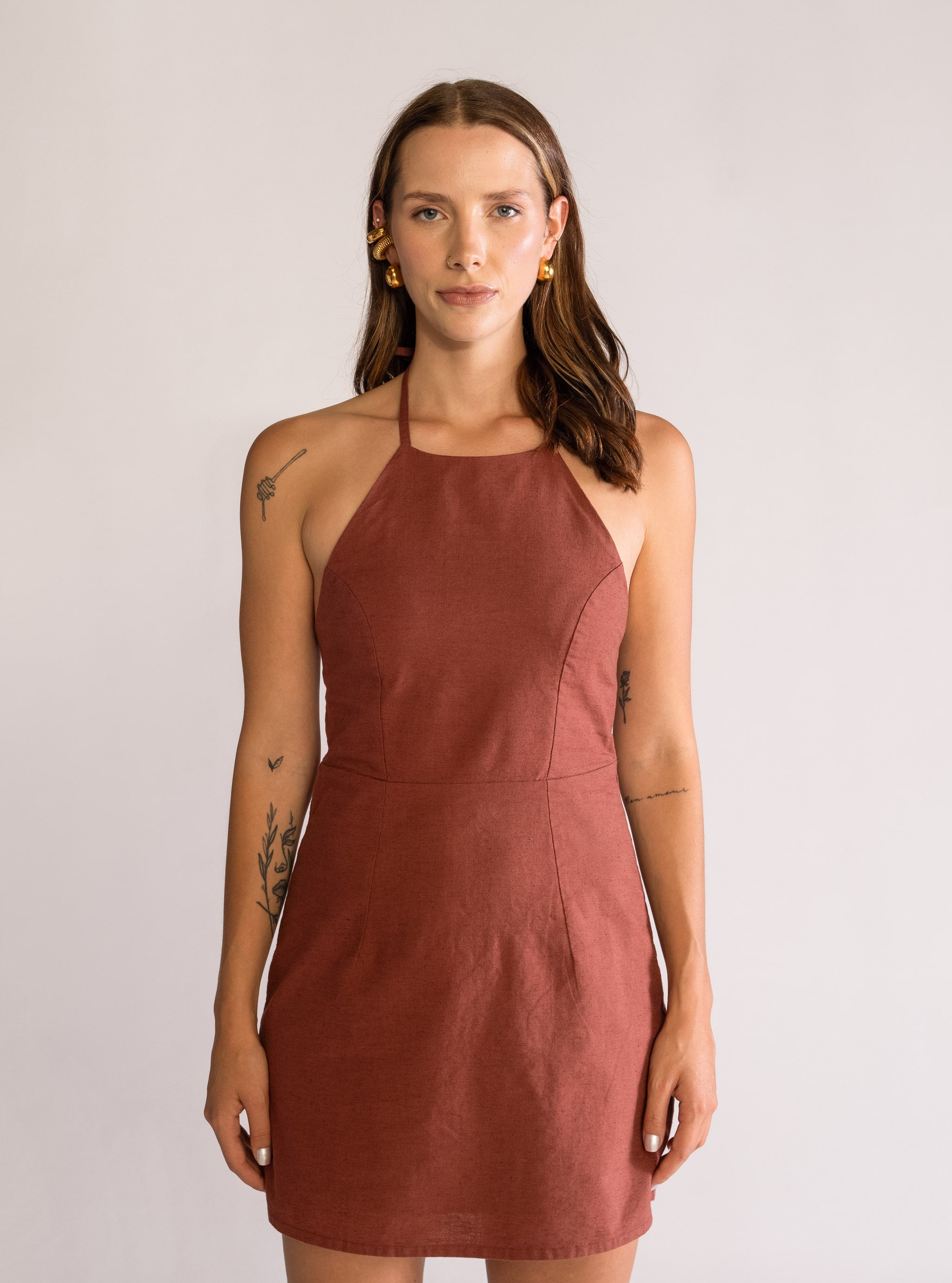 Cherry Cola Vestido, Carmesí