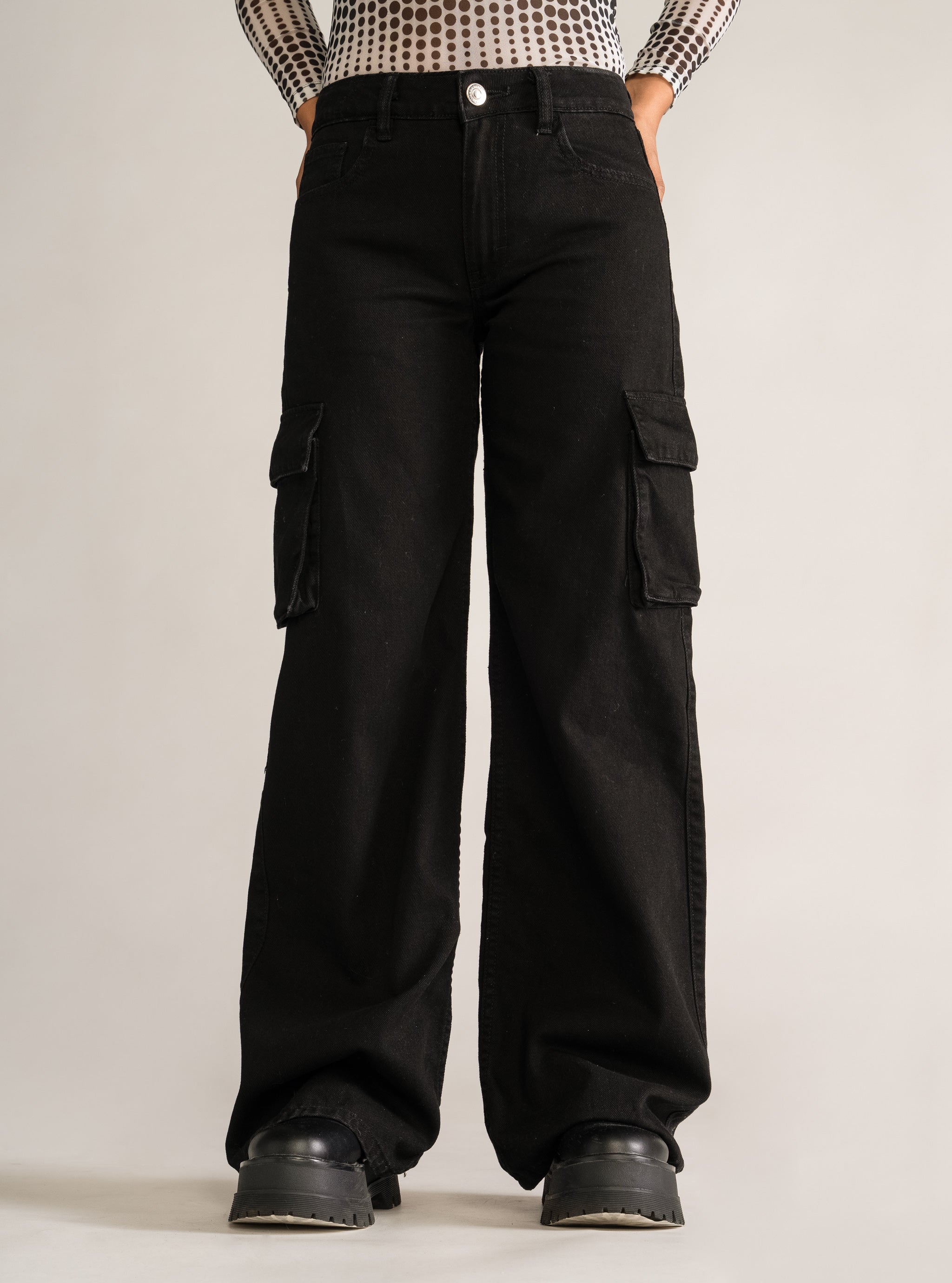 After Midnight Cargo Jeans, Negro