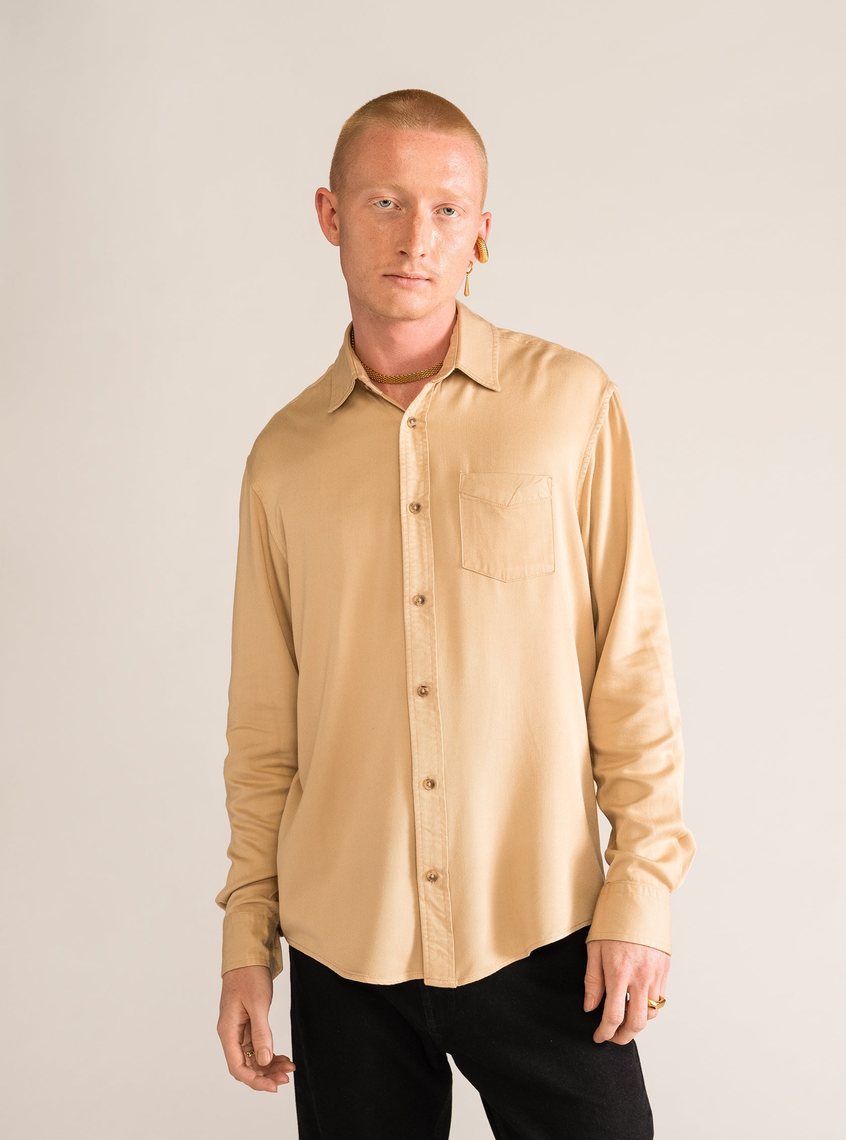 Alabama Shirt, Beige