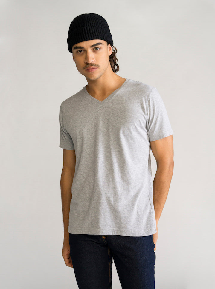 Everyday T-Shirt V, Gris Claro