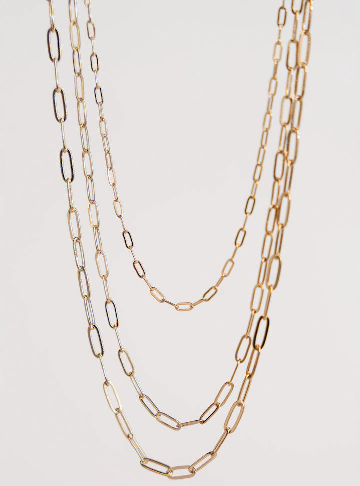 Third Wheeling Necklace, Dorado