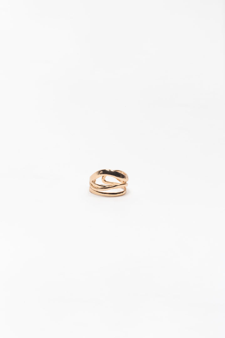 Twigs Gold Ring, Dorado