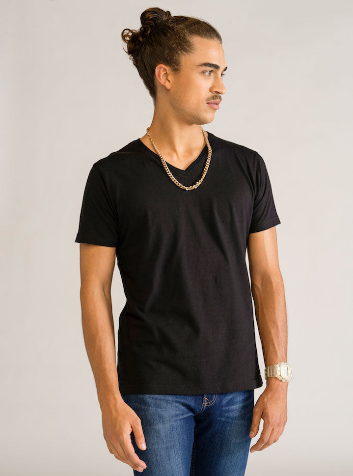 Everyday Regular T-Shirt V, Negro