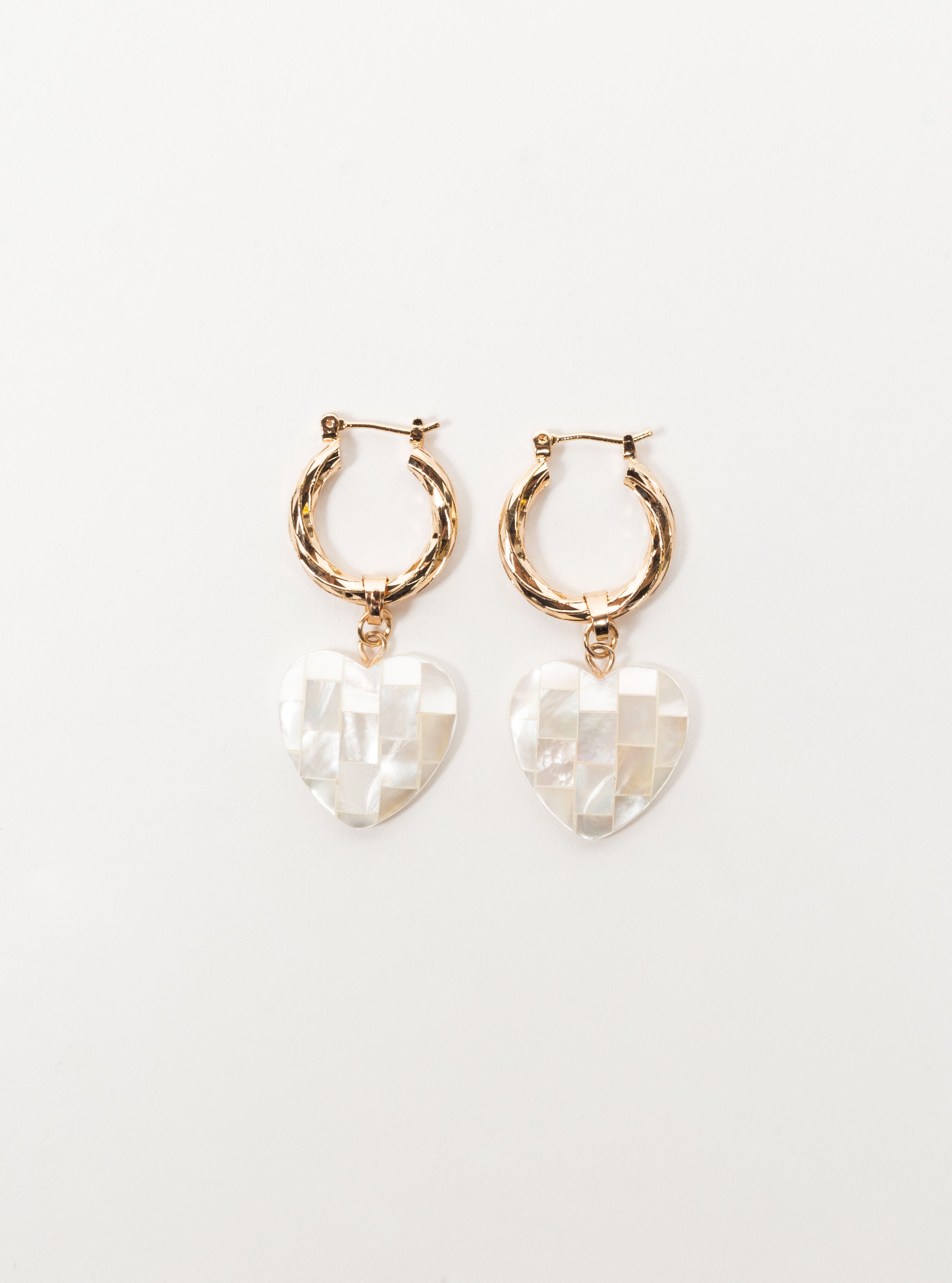 Heart Of Gold Earrings, Dorado