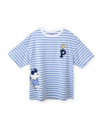 Blusa - Snoopy Blue Stripe