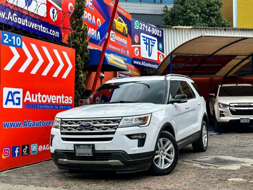 FORD EXPLORER XLT DE AGENCIA M.2018