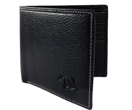 Billetera De Cuero Dalish Color Negro