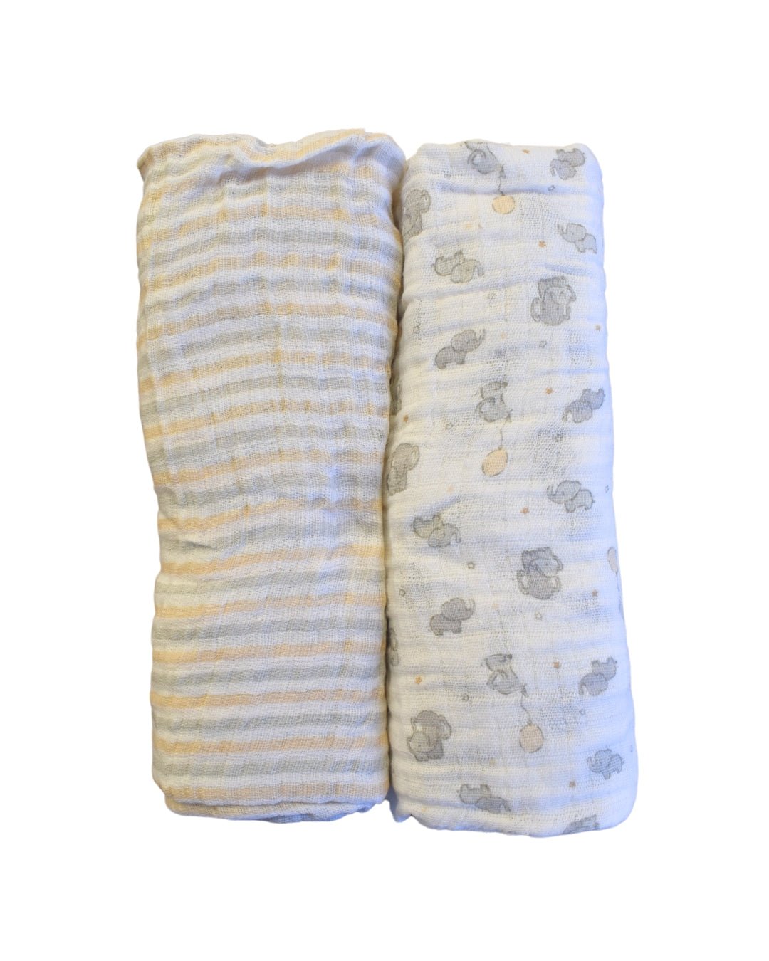 2PK de Frazadas Kyle & Deena de muslin multicolor unisex