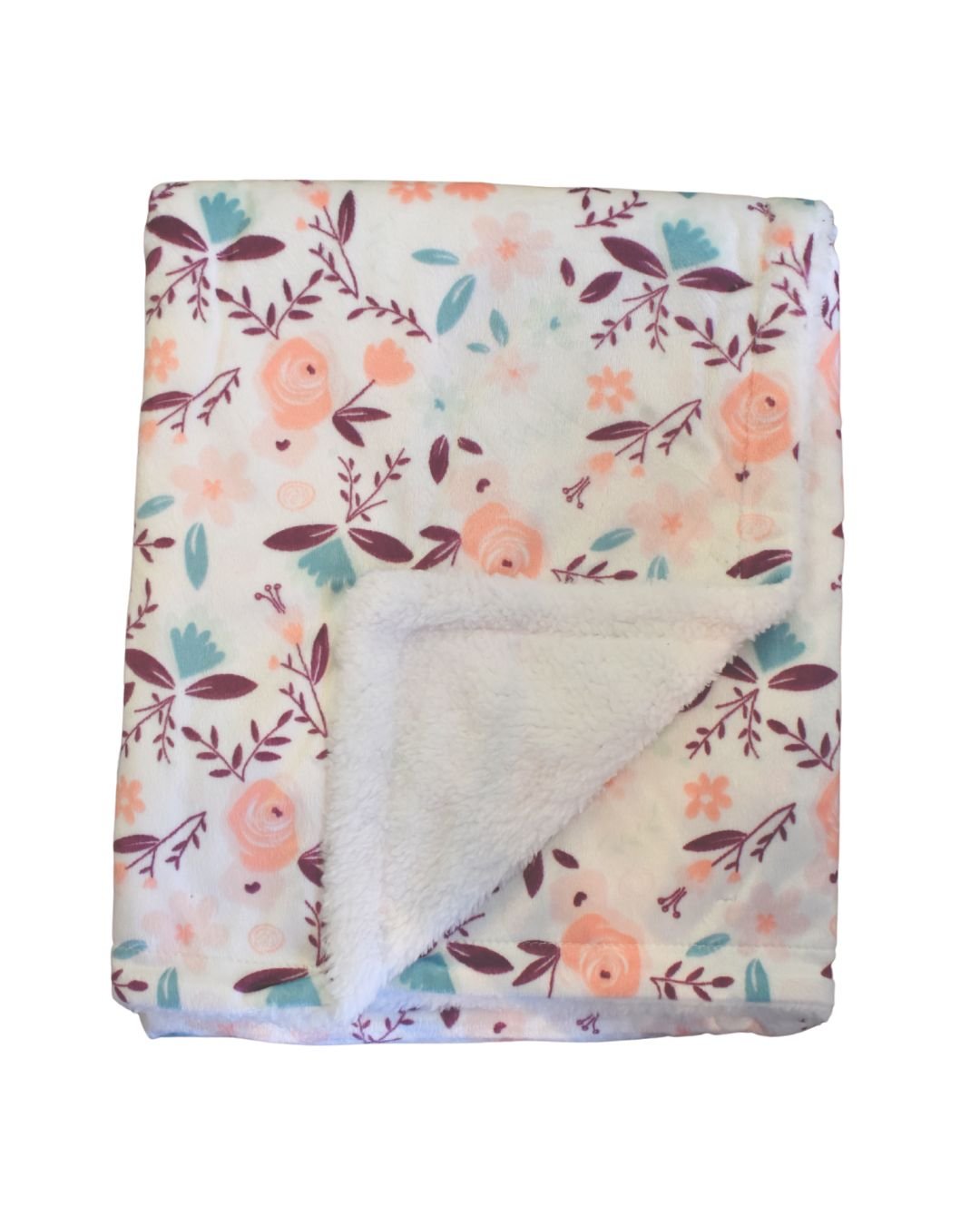 Frazada Baby Gear de Mink Sherpa multicolor para niña